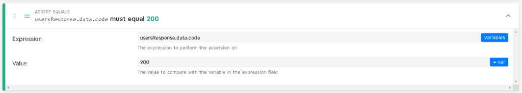 RapidAPI Testing assertion